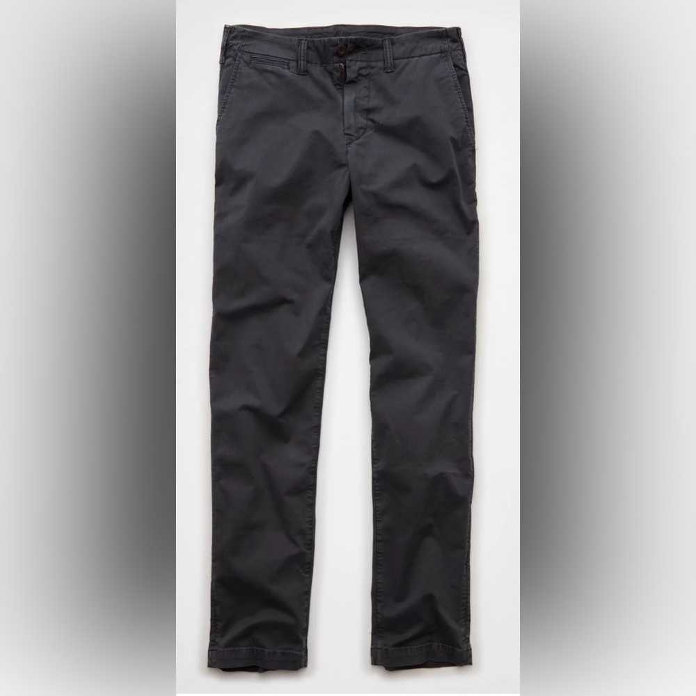 AE Flex Original Straight Lived-In Khaki Pant Navy